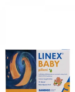 Linex Baby drops for babies, 8 ml Lacto Bacteries Digestive Support - Picture 1 of 1