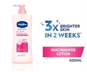 Vaseline Healthy Bright UV Extra Brightening Whitening Lotion 500ml - Picture 1 of 5