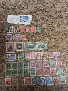 Lot of 49 Various Vintage Collectible Postage Stamps from Different Countries - Picture 1 of 4