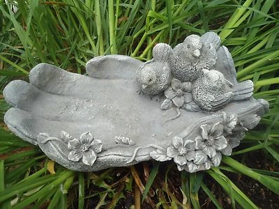 Pájaros Guante Jardín Látex Molde Plástico Respaldo Hormigón Yeso Molde Mano 9"x5" Foto 1 de 4