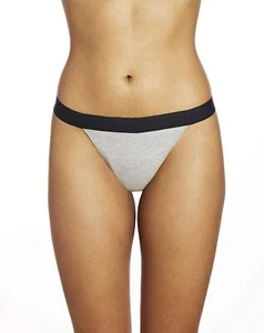 Thinx Perizoma Periodo Moderato Mutandine Intimo Mestruale Cotone Biologico Grigio 3XL - Foto 1 di 4