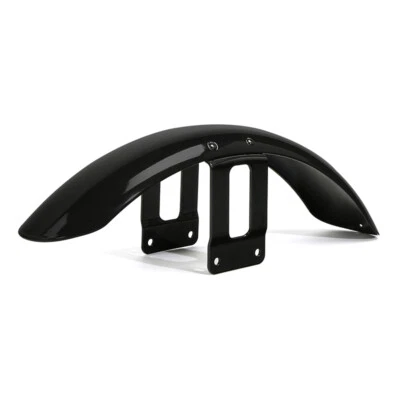 Vivid Black Front Fender Fit For Harley Sportster XL Iron 1200 XL883 XL1200 72 - Image 1 of 4
