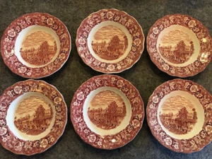 Palissy Pottery - Thames River Scenes Suppenteller tief Shepperton Middlesex - Bild 1 von 8