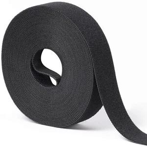 1 in x 30 ft Hook and Loop Roll | Double-Sided Strips, Self-Gripping Straps - Picture 1 of 5