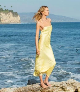 RVCA x Stella Maxwell BNWT Ninety Dress Yellow Lemon Meringue Size XL RRP $130 - Bild 1 von 8
