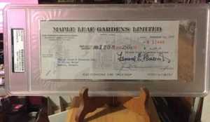 Harold BALLARD Signed PSA DNA Maple Leaf Gardens Check EXTREMELY RARE AUTO HOF  - Picture 1 of 2