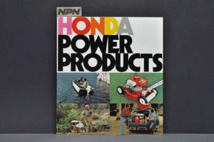 Vintage NOS 1976 Honda EM400 Generator F400 Tiller B75 Outboard G35 Brochure - Picture 1 of 7
