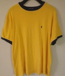Polo Sport Ralph Lauren Vintage 90's ringer T-shirt size Large hip hop - Picture 1 of 4