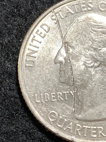 2018 ATB Wisconsin Quarter with Full Obverse Die Break Cover
