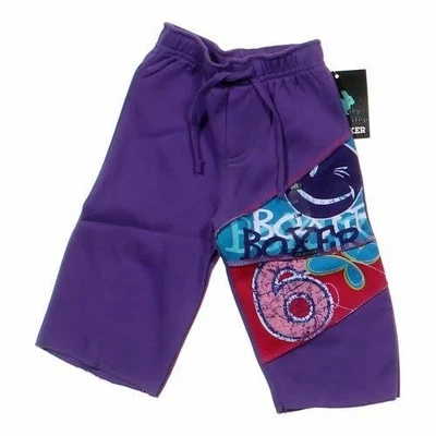 Pantalones deportivos Joe Boxer talla 24M infantes niñas púrpura diseño gráfico polar NUEVO Foto 1 de 4