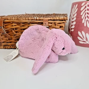 Bolsa Jellycat Bashful Bunny Tulip - Con Etiquetas Retirada - Rara - Monedero Rosa - Imagen 1 de 17