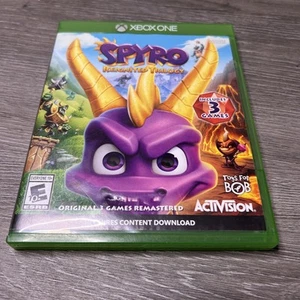 SPYRO REIGNITED TRILOGY - Microsoft XBOX ONE ~ TESTED WORKING ~ DISC NRMT CONDIT - Picture 1 of 2