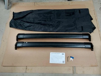Genuine Land Rover Discovery 3 or 4 Roof Cross Bars Rack Box Carrier - Image 1 of 4