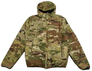 Massif Strato Low Loft Jacket Reversible Hooded Camo & Black USA Men’s Medium - Picture 1 of 7
