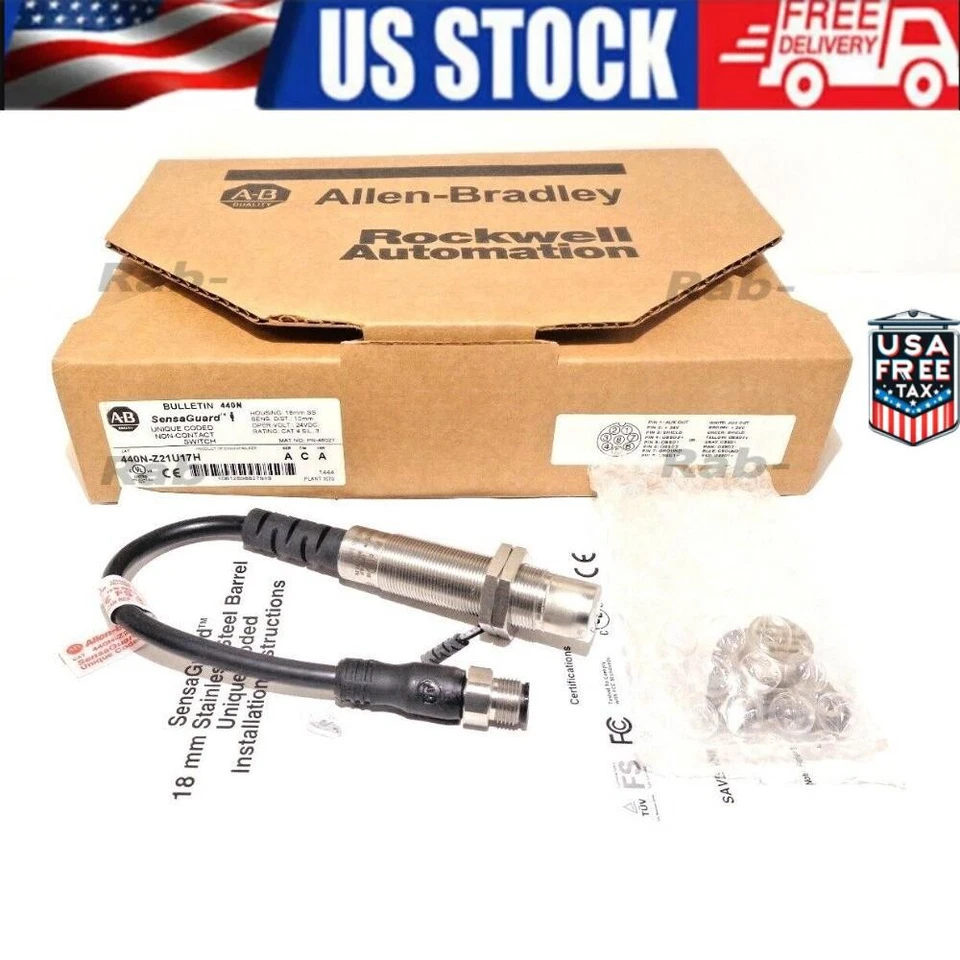 Allen-Bradley 440N Unique Coded Non-Contact Switch 440N-Z21U17H Sens. Dist 10mm - Image 1 of 4