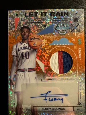2024-25 Bowman U Best Let It Rain Autographs Flory Bidunga /25 - Image 1 of 3