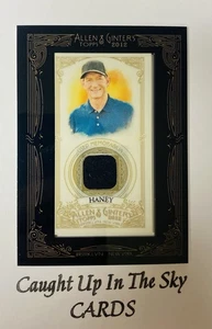 Camisa mini golf usada Topps Allen & Ginter Hank Haney 2012 con marco - Imagen 1 de 2