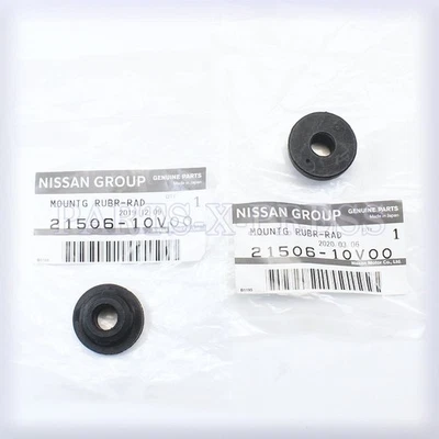 COJINES DE MONTAJE DE RADIADOR ORIGINALES NISSAN PATHFINDER GT-R INFINITI 21506-10V00 -x2 Foto 1 de 4