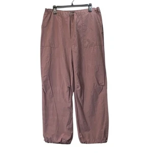 Pantalones de pierna ancha Aeropostale para mujer púrpura claro paracaídas con cordón   - Imagen 1 de 8