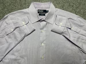 Polo Ralph Lauren Shirt Mens 16 36/37 Lavender Curham Classic Fit Button Up - Picture 1 of 10