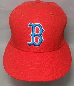 New Era Boston Red Sox Red 2017 Player's Weekend Fitted Hat Size 7 ~ Pre-owned  - Picture 1 of 9