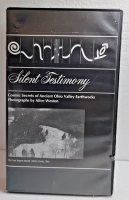 Silent Testimony Cosmic Secrets Of Ancient Ohio Valley Eartworks HG PRO VHS 1993 - Image 1 of 4