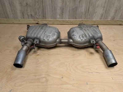 07-10 OEM BMW E92 E93 335i N54 Exhaust Muffler Boysen W/ Tips SET Foto 1 de 4