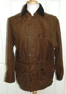 OUTBACK TRADING  100% COTTON OILSKIN  JACKET/COAT  MEDIUM - Image 1 of 4