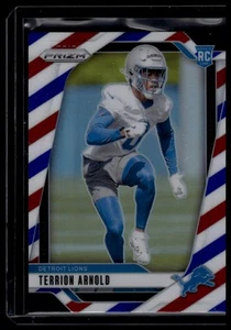 2024 Panini Prizm #389 Terrion Arnold Red White and Blue - Picture 1 of 2