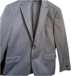 Bar III Slim Fit Man’s Gray Two Button Blazer Sz 40S - Picture 1 of 9