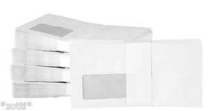 10 Stück selbstklebend Briefumschlag mit Fenster DIN lang - 1/3 A4 Kouvert * - Picture 1 of 2