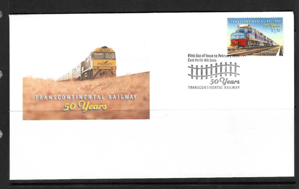 Australia/ Transcontinental Railway 50 Years FDC. Australia Post - Image 1 of 1