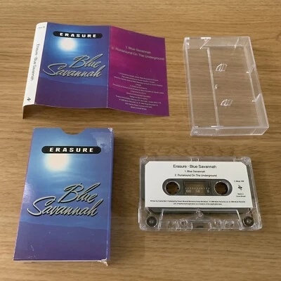 ERASURE Blue Savannah CASSETTE UK Mute 109 Lovely Condition 1990 - Image 1 of 4