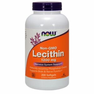 Lecithin 1200 mg 200 Sgels By Now Foods