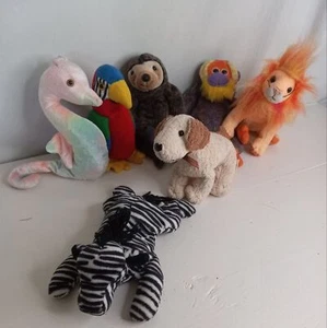 Lot of 7 Beanie Babies no Ty tags. Good condition. - Picture 1 of 5