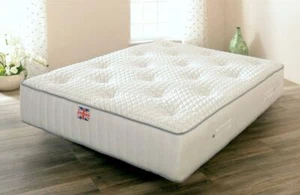 Drayton Orthopaedic Sprung Wool Mattress 3FT 4FT6 5FT KING SIZE - Picture 1 of 7