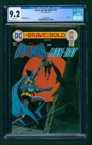 Brave & The Bold #119 (1975) CGC 9.2 WHITE Pages! Batman! Man-Bat! Aparo Cover! - Picture 1 of 2