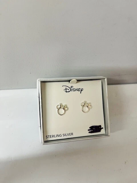 Disney Minnie Mouse Sterling Silver Stud Earrings - Jacmel Jewlery