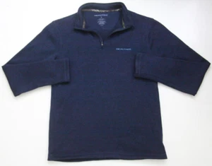 Small Realtree Blue 1/4 Zip Mans Polo Sweatshirt Top Long Sleeve Polyester 1-995 - Picture 1 of 5