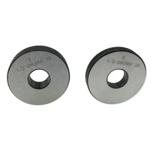 Thread Ring Gage 1/2-28 UNEF 2A Thread Ring Gauge GO NOGO - Picture 1 of 4