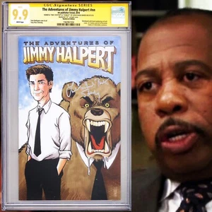 CGC 9.9 SS The Office Jimmy Halpert Comic #41/100 NBC signed by Baker "Stanley" - Bild 1 von 2