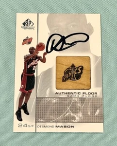 Desmond Mason 2000 Upper Deck SP Game Used Floor Rookie Signed Autograph RC TTM - Bild 1 von 3
