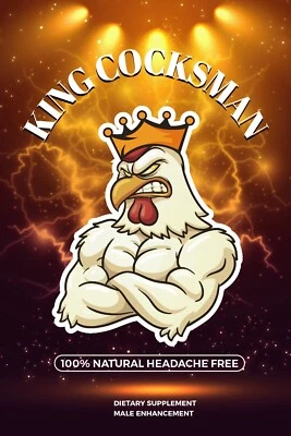 King Cocksman Male Enhance таблетки для Увеличения Эректилии Продолжительны Дольше ДЕЙСТВИТЕЛЬНО РАБОТАЮТ - Изображение 1 из 2