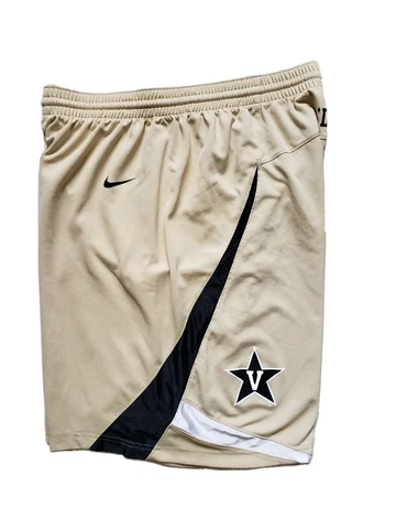 Vanderbilt Commodores Men's Nike Team Authentic Basketball Shorts Size Large Cover