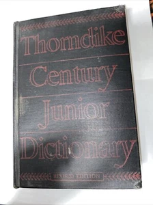 E L Thorndike / Thorndike-century junior dictionary Revised edition 1st ed 1942 - Picture 1 of 11
