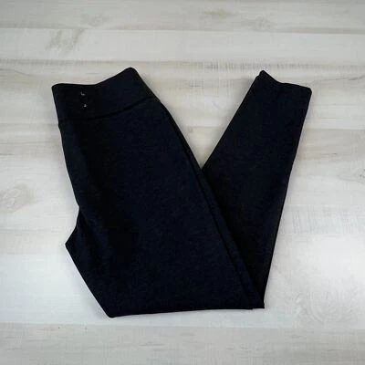 Leggings INC para mujer 10 gris jaspeado oscuro elásticos tiro medio cintura ancha Foto 1 de 4