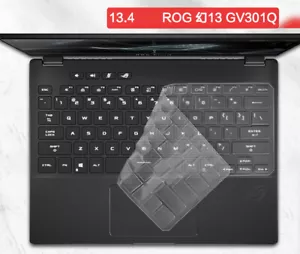 Cubierta protectora de teclado de poliuretano termoplástico para portátil Asus ROG Flow X13 GV301 ultra delgada 2 en 1 - Imagen 1 de 9