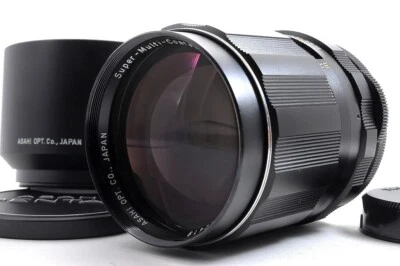 Pentax Super-Multi-Coated Takumar 135mm F2.5 MF Telephoto Lens w/Hood MINT Japan - Image 1 of 4