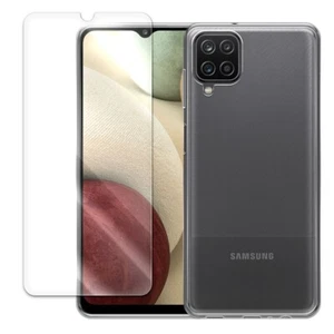 Custodia posteriore protezione schermo vetro temperato trasparente per Samsung Galaxy A12 SM-A125U - Foto 1 di 1