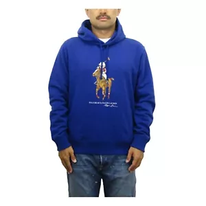 *KLEINER DEFEKT* Polo Ralph Lauren Polo Bär Kapuzenpullover Parka - blau - Gr. L - Bild 1 von 5